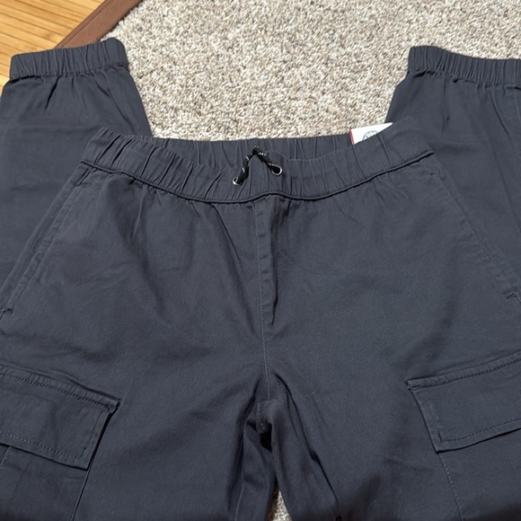 NWT Ring of Fire Black Cargo Pants Durable Cotton Blend - Picture 3 of 6